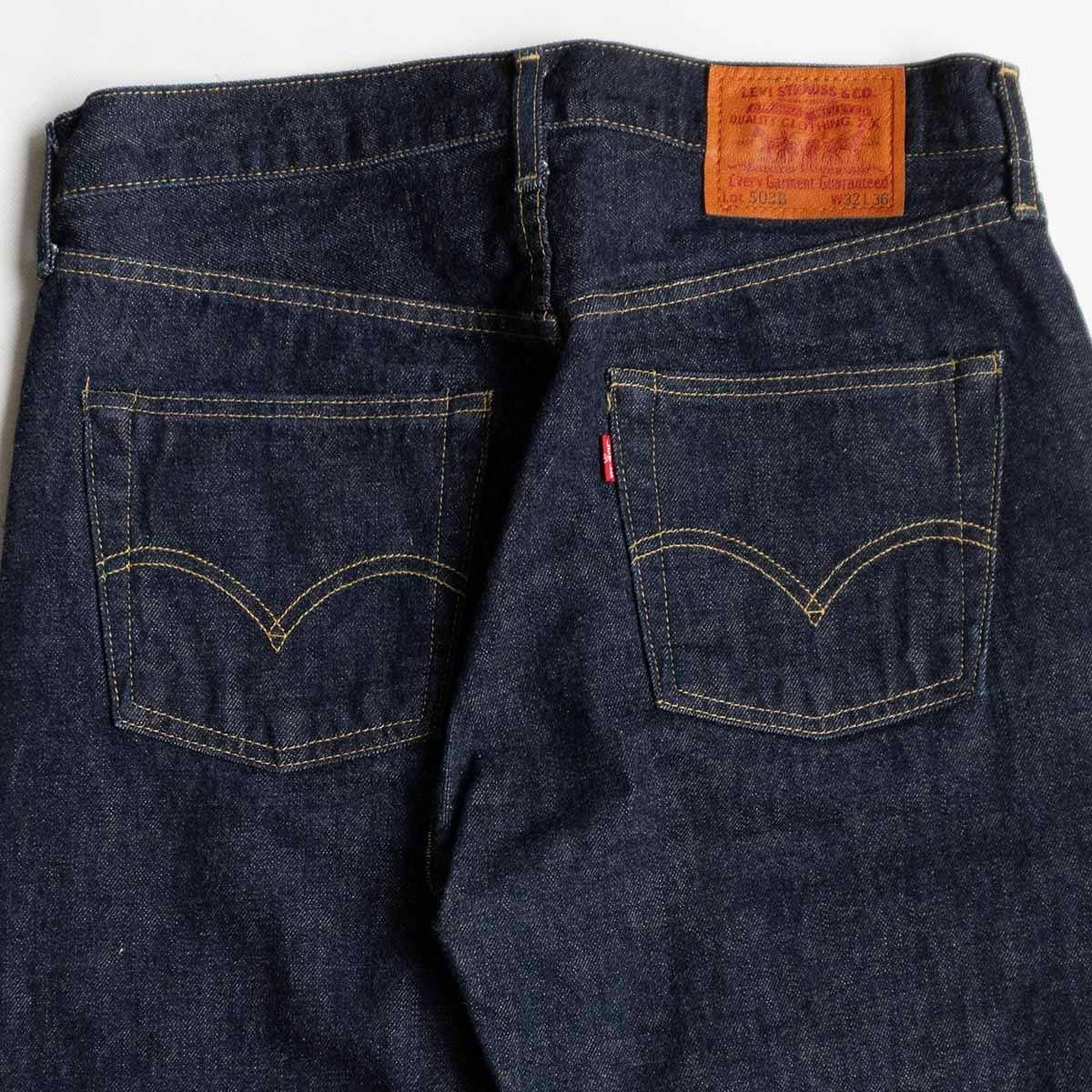 【美品/濃紺】 LEVI'S 【 503B XX BIG E デニムパンツ 】32×36 インディゴ ヴィンテージ 復刻 日本製 wsm 2405541