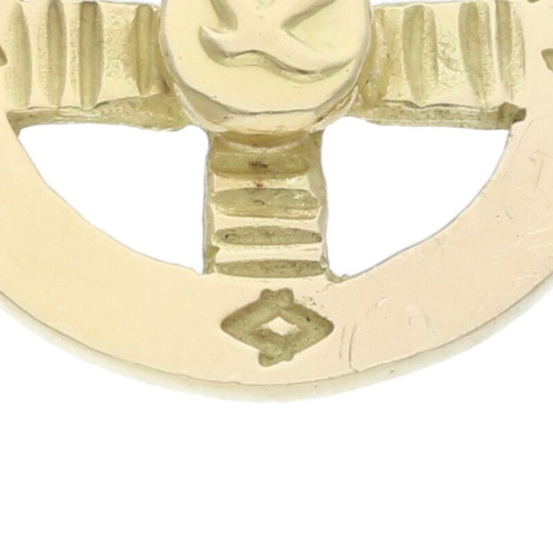 Goro's ゴローズホイール付き細角チェーン特大フェザー金メタル付き