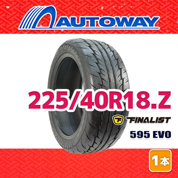 【AUTOWAY】 新品 225/40R18 サマータイヤ FINALIST 595 EVO 18インチ １本売り 夏タイヤ オートウェイ
