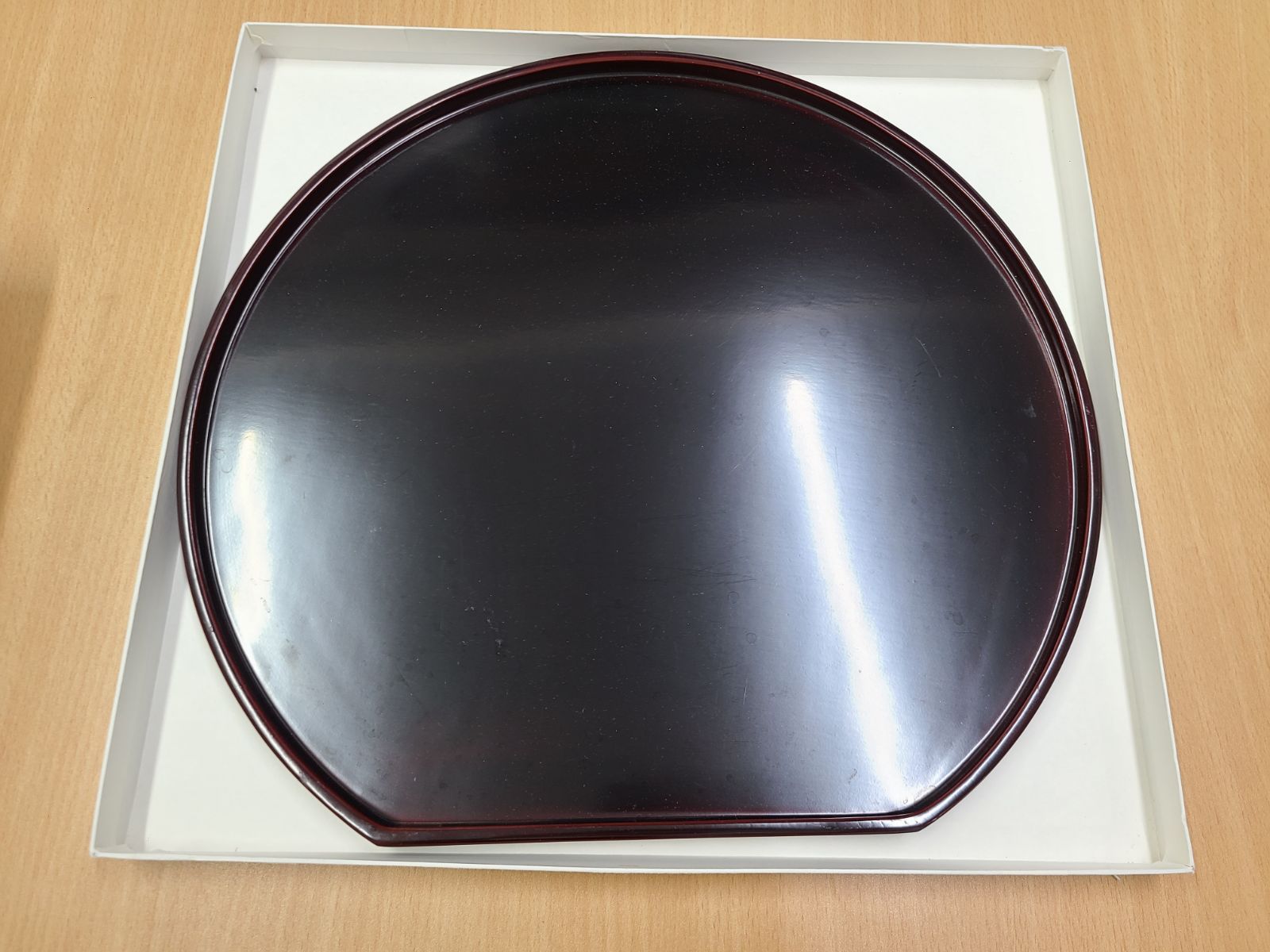 漆器 うるし 天然木 日漆連 登録番号SK-HS-0027 3枚セット 直径３６ｃｍ×直径34ｃｍ MADE INJAPAN 日本製