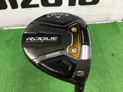 キャロウェイ ROGUE ST MAX 3W フェアウェイウッド FW VENTUS 5 for CW ROGUE ST FW フレックスR メンズ 男性用 右利き 右用 Bランク ゴルフクラブ