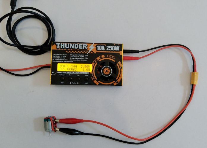 ミニ四駆 ラジコン THUNDER サンダー充電器 モーター慣らし 放電 電源 