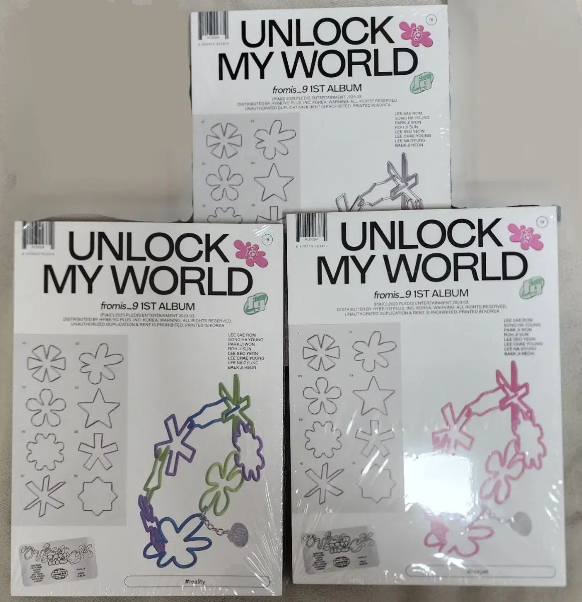 fromis_9 プロミスナイン プミナ Unlock My World 未開封 アルバム