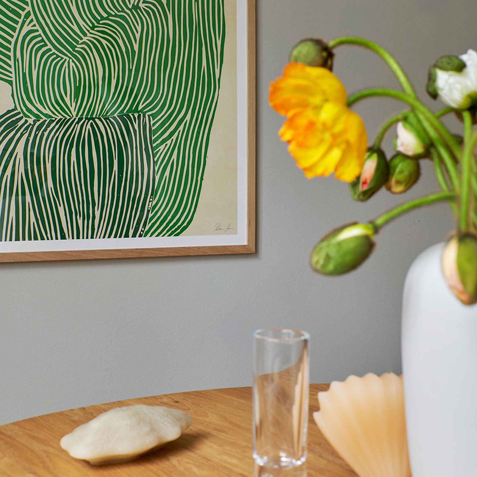 The Poster Club アートポスター 50×70cm Green Ocean/124x10656-50x70