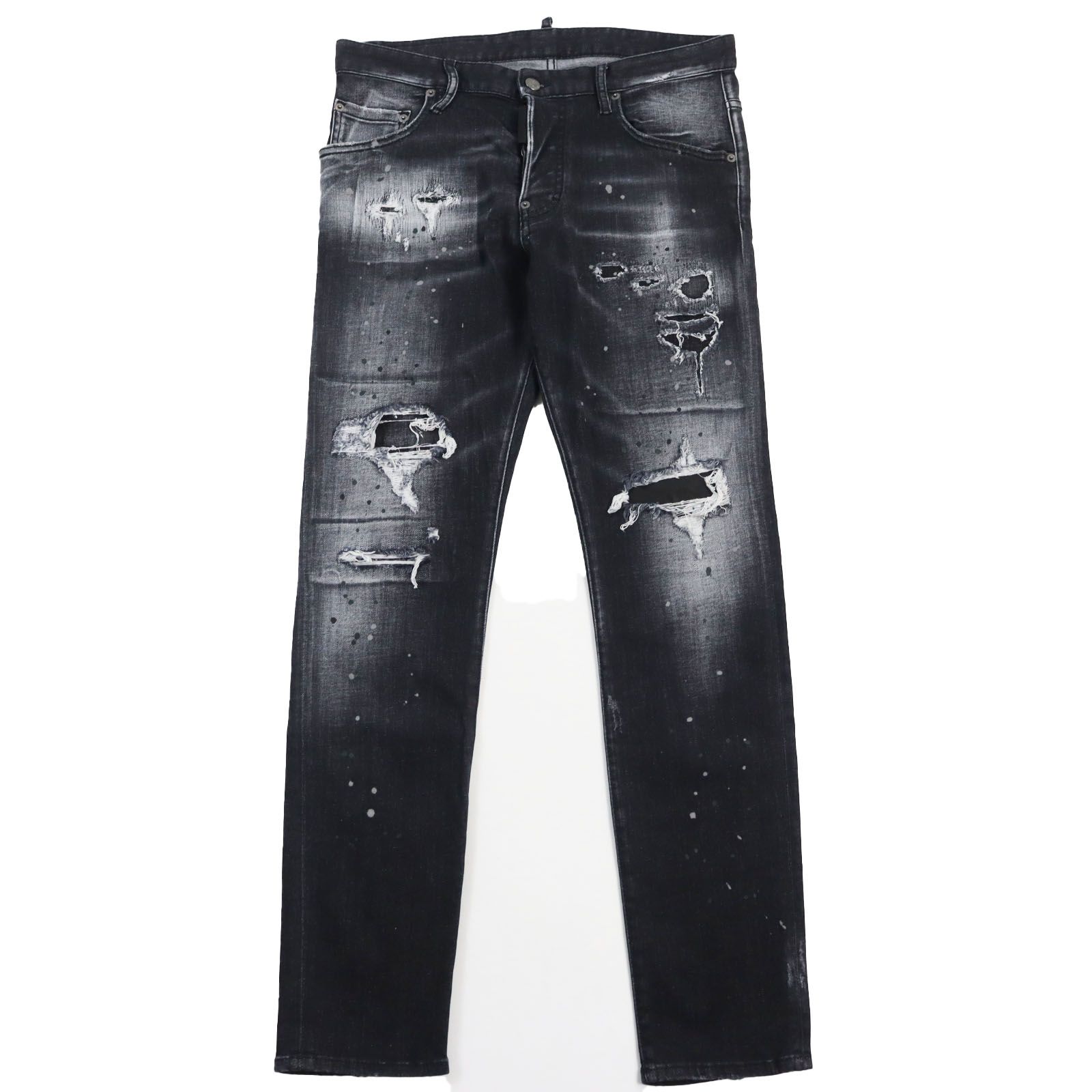 美品○DSQUARED2 ディースクエアード 20AW S78LB0037 SKATER JEAN 25 