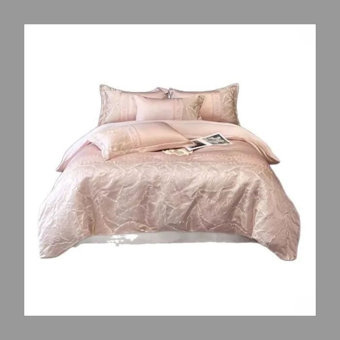 夏のアイスシルク4点セットライトラグジュアリーハイエンド洗濯テンセルベッドシーツ羽毛布団カバー寝具