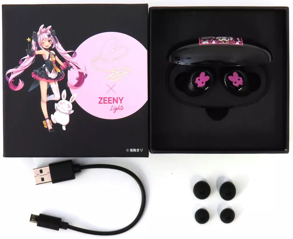 兎鞠まり　イヤホン　ZEENY Light 再販決定]人気VTuber兎鞠まりとのコラボレーションモデル「Zeeny