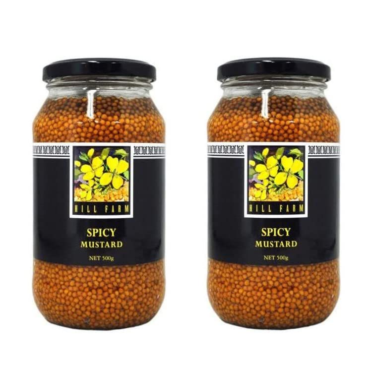 【2個セット】HILL FARM ヒルファーム スパイシー マスタード 500g 人気・おすすめ｜省スペース設計・旅行向けにおすすめ お得商品 プライバシー配送 国内発送・安心販売体制