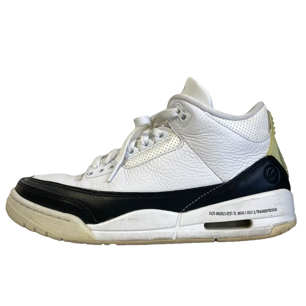美品 NIKE×fragment design ナイキ AIR JORDAN 3 RETRO SP エアジョーダン 3 レトロ スニーカー ...