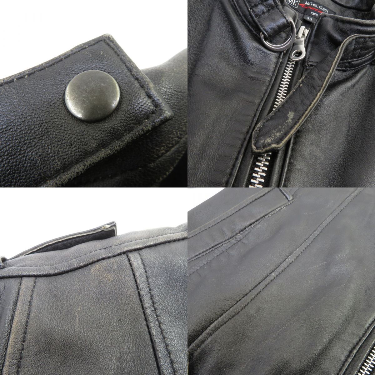MICHEL KLEIN HOMME ミッシェルクラン オム シングル ライダース 
