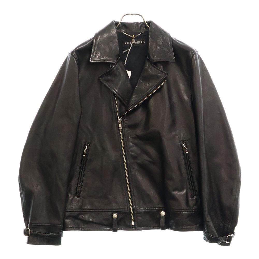 WACKO MARIA ワコマリア 24SS COWHIDE LEATHER DOUBLE RIDERS JACKET TYPE-1 カウレザー ダブルライダースジャケット ブラック 24SS-WMO-BL03