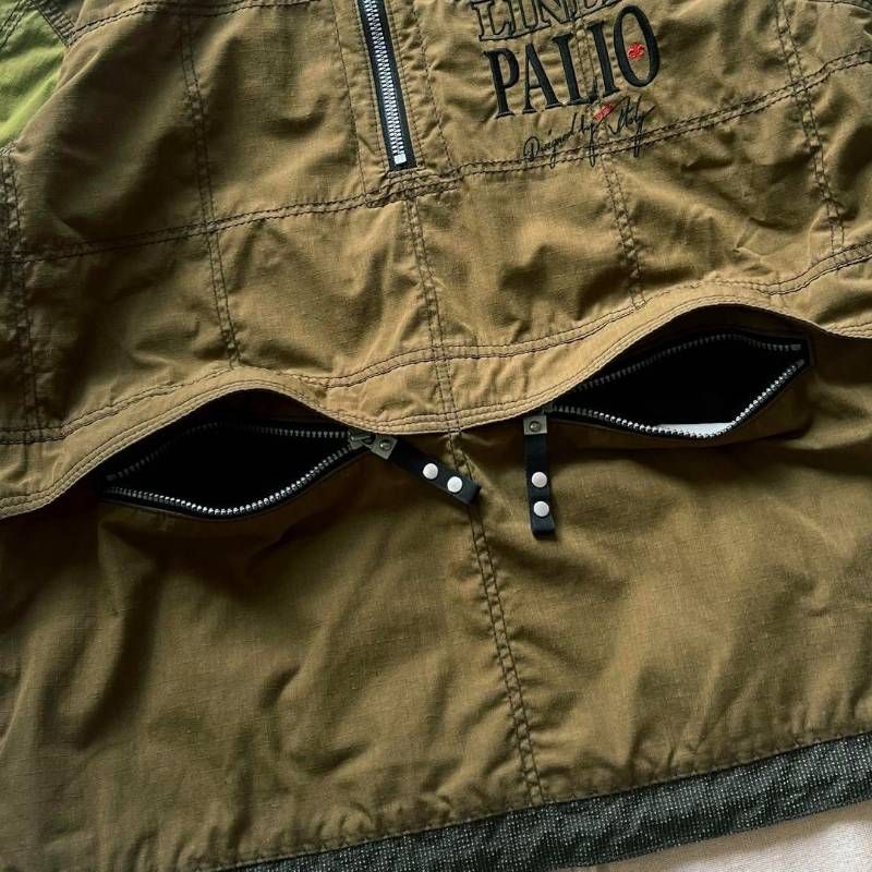 90s ギミックアノラック 配色切り替え プルオーバー マウンテンパーカー テック系 Y2K C-BOY KANDAIZUMI_COM