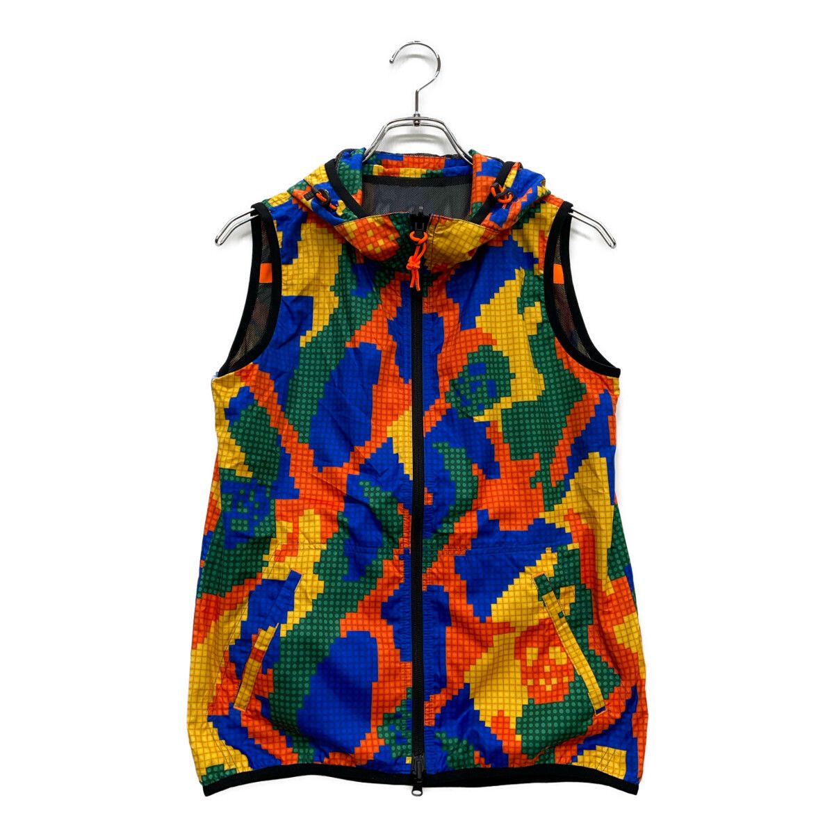 MARK&LONA レディースベスト サイズ40 レディース マークアンドロナ MARK&LONA ベスト 40(L) オレンジ×青