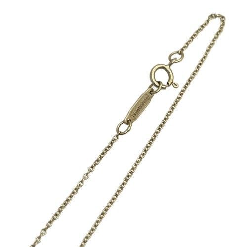 Tiffany リボンモチーフネックレスau750イエロゴールド