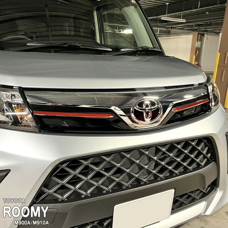 ルーミー フロント グリル メッキ トヨタ ルーミー 純正オプション グリルガーニッシュ