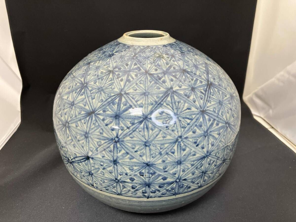九谷焼】花瓶 25×25cm - メルカリ