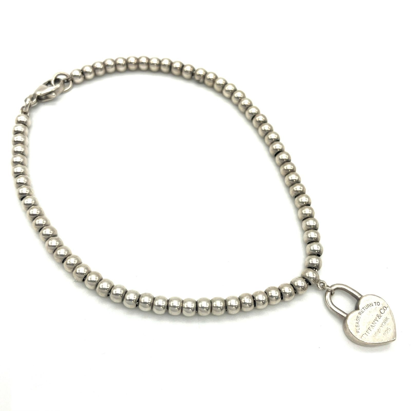 ティファニー リターントゥ ミニ ハート ロック ブレスレット シルバー 925