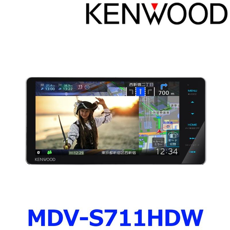 KENWOOD ケンウッド MDV-S711HDW 彩速ナビ AVナビゲーション 7V型 200mmワイドモデル カーナビ
