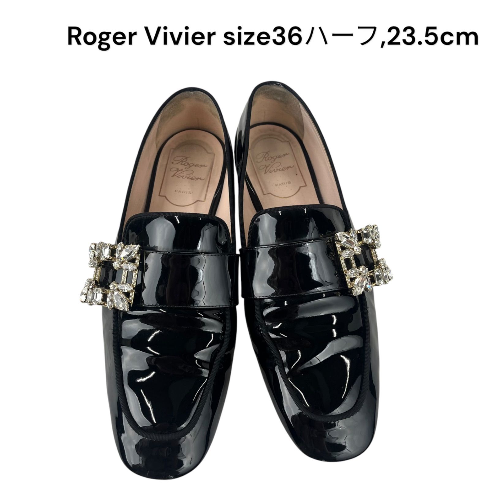 【新品未使用】Roger Vivier ローファー　ブラック　バックル　38 ROGER VIVIER ロジェ ヴィヴィエ ローファー ヴィヴィ ゴーシック