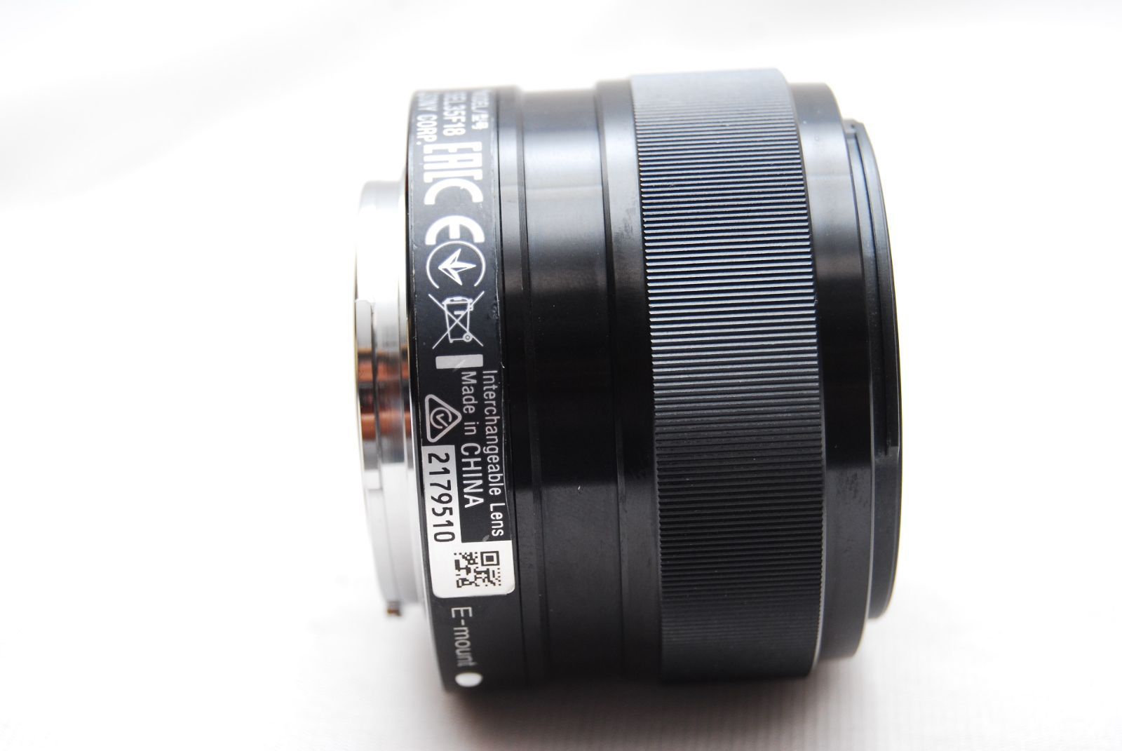 SEL35F18 SONY デジタル一眼α用レンズE 35mm F1.8 ソニー(SONY) 標準単