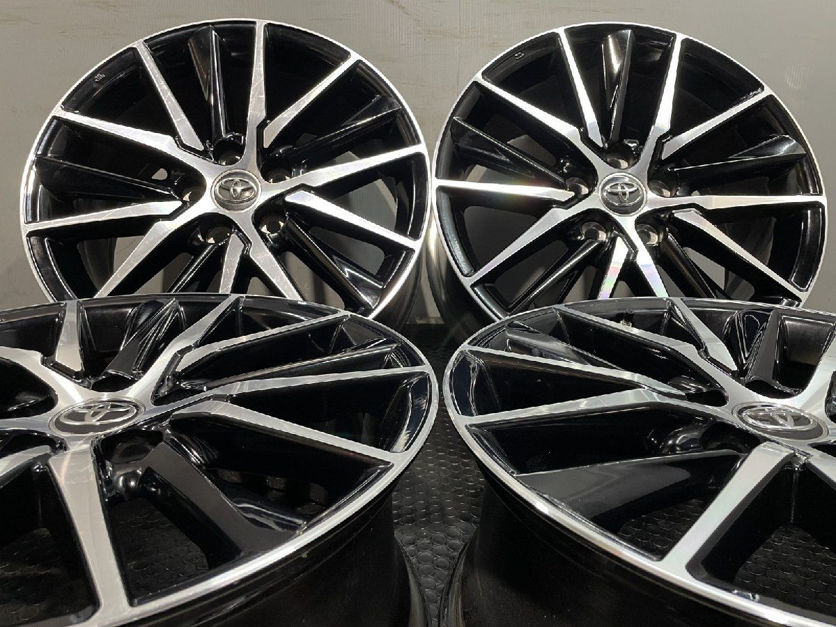 TOYOTA トヨタ 70系カリム Gレザーパッケージ 純正ホイール 18インチ 4本 8J5HPCD114.3 50 空気圧センサー付 MHB575