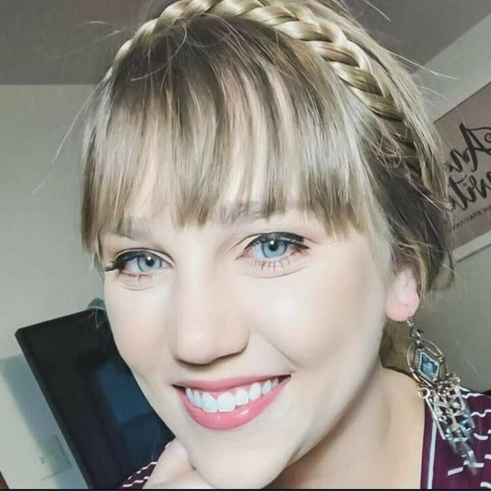 部分ウィッグ 三つ編み