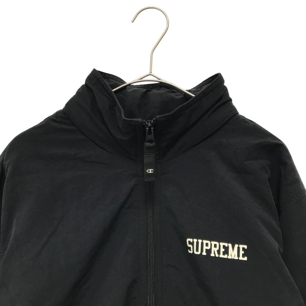 supreme champion 18'ss トラックジャケット ブラック　M Supreme シュプリーム 18SS Champion チャンピオン Track Jacket