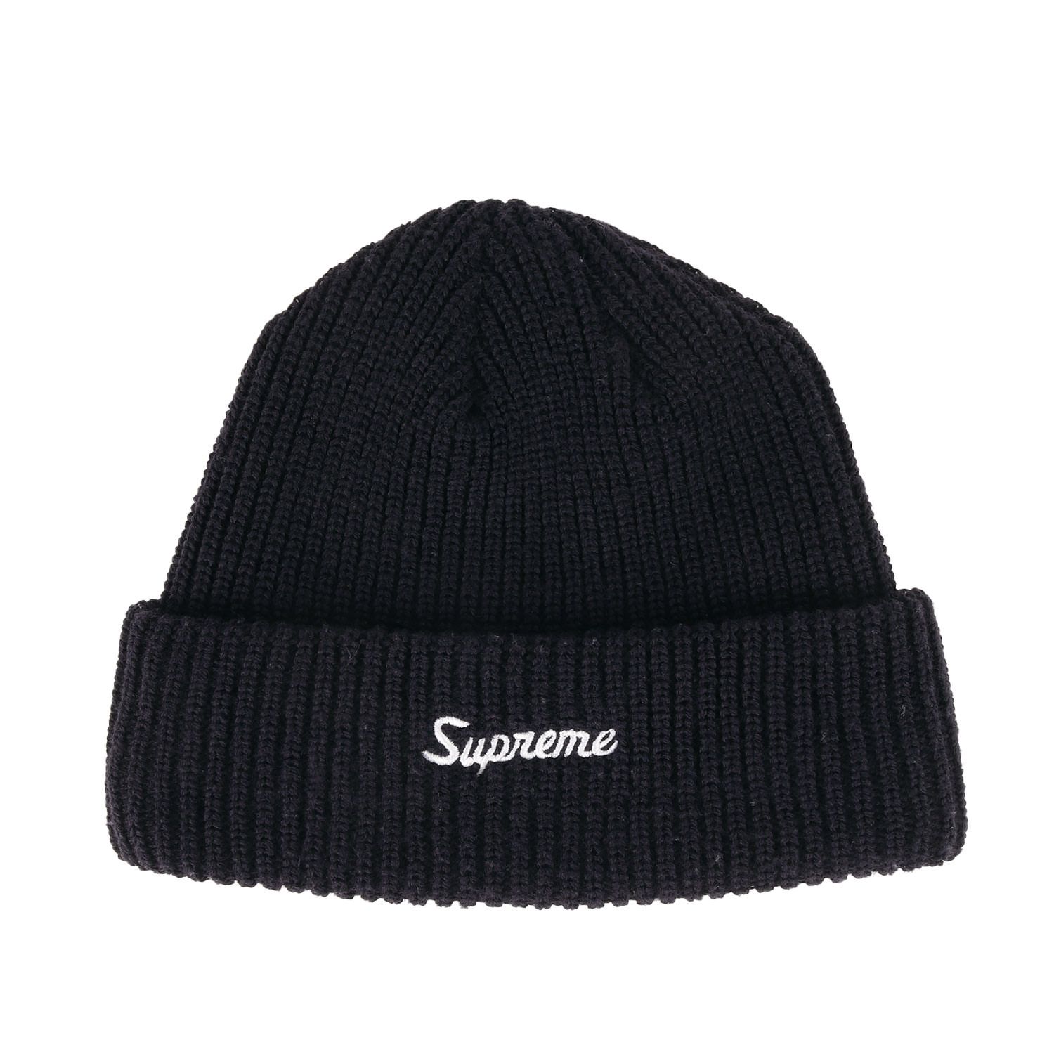 【大人気】Supreme シュプリーム ニット帽 ネイビー ビーニー 紺色 帽子 Supreme シュプリーム ビーニー 20AW スクリプトロゴ ルーズ