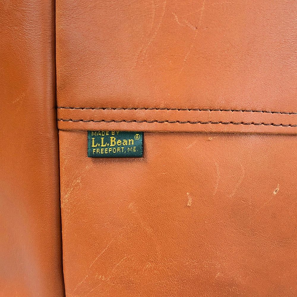 L.L.BEAN エルエルビーン ヴィンテージ レザー トートバッグ ライト