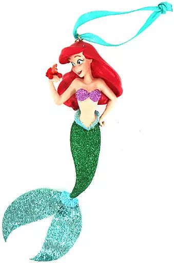 アリエル　セバスチャン　スケッチブック　オーナメント　ディズニー　フィギュア