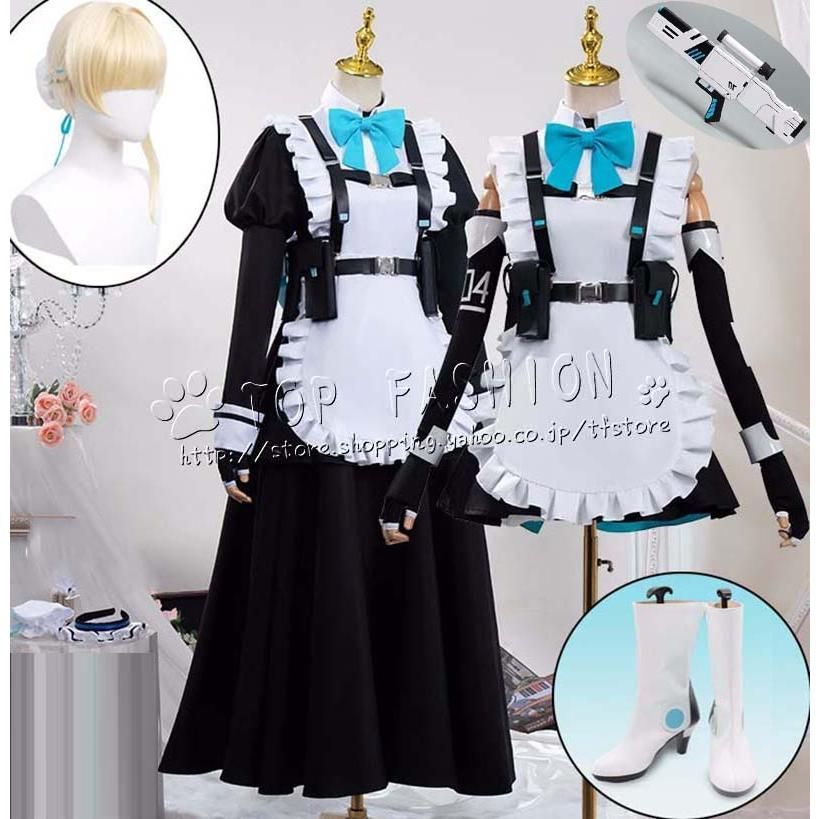 ブルーアーカイブ-Blue Archive- 風 飛鳥馬トキ コスプレ衣装 ウィッグ 靴 コスチューム クリスマス ハロウィン 仮装A1015