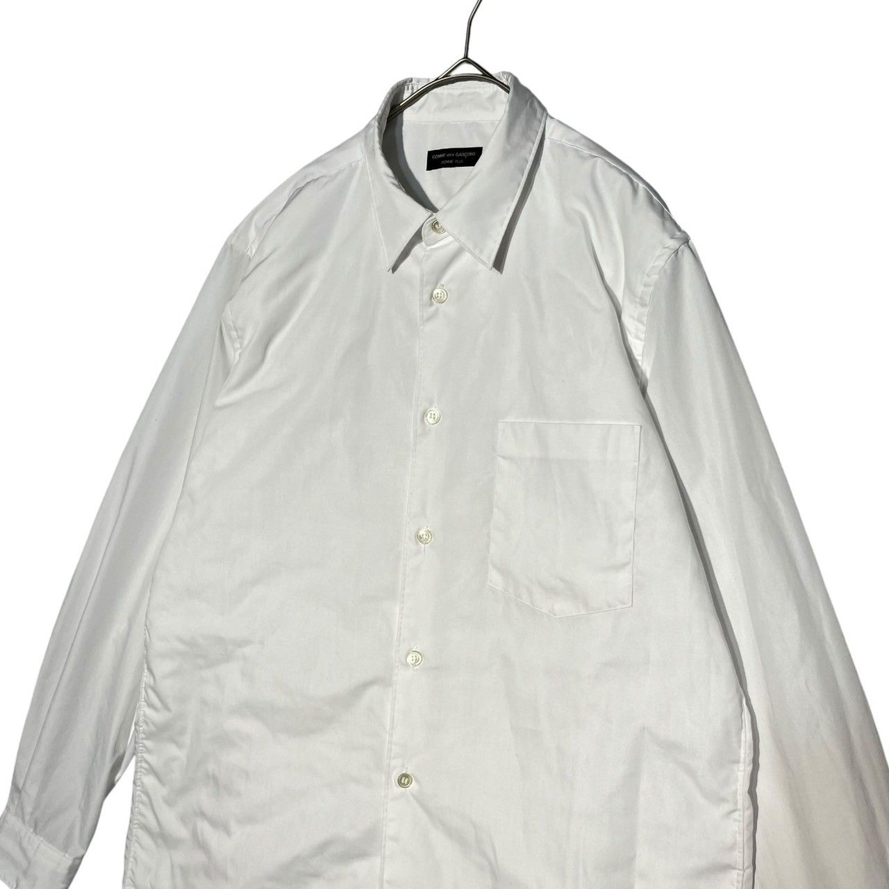 01aw COMME des GARCONS HOMME インサイドアウトシャツ AD1998 COMME des GARCONS HOMME PLUS 赤 インサイドアウト