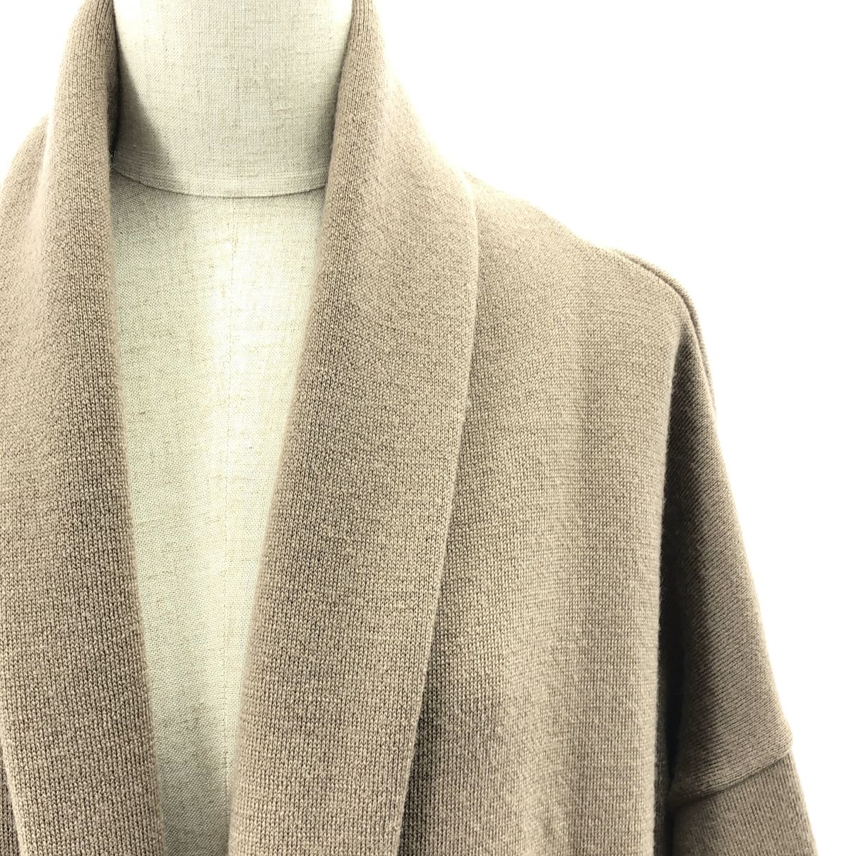 【美品】MUSE de Deuxieme Classe スムースニットガウン Deuxieme Classe（ドゥーズィエムクラス）の「スムースニット