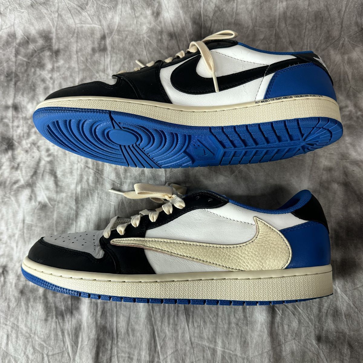 Travis Scott×Fragment×NIKE/トラヴィススコット×フラグメント×ナイキ AIR JORDAN1 LOW/エアジョーダン1  DM7866-140/28.0 - メルカリ