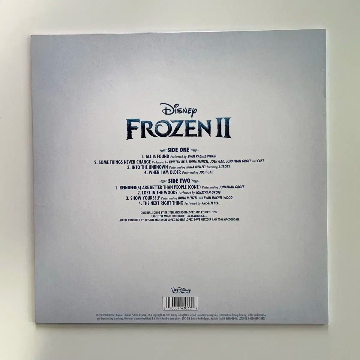 年内で出品終了 Disney ディズニー フローズン 2 版 盤 期間 青 COLOR LP 今年も大人気！