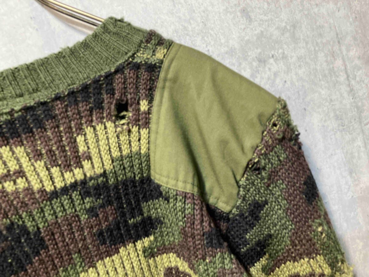 80s L.L.Bean knit イングランド製 バッチニット Lサイズ エルエル 