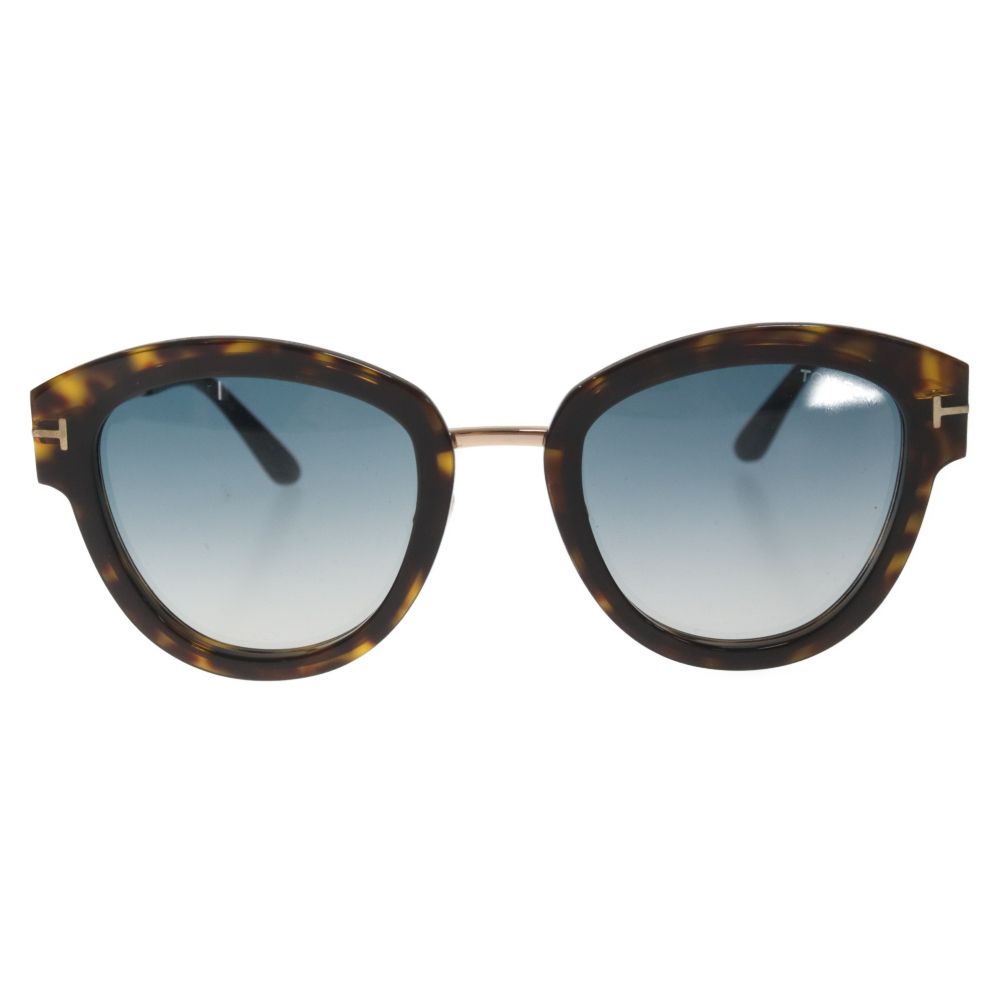 TOM FORD (トムフォード) Mia-02 ブラウンフレームサングラス 眼鏡 アイウェア ブラウン TF574 52P