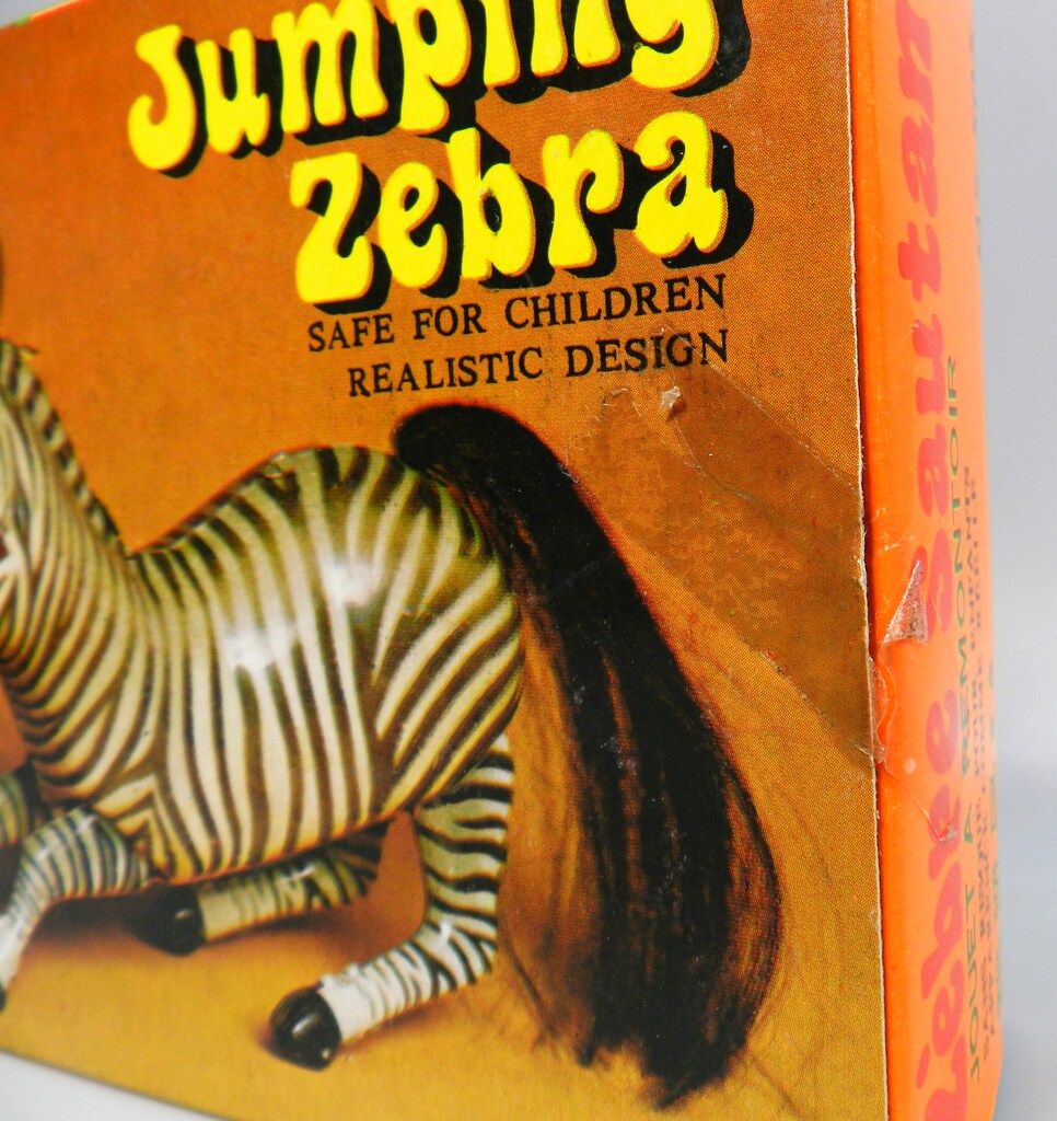  BSH ゼンマイブリキ Jumping Zebra 150 mm その他 おもちゃ