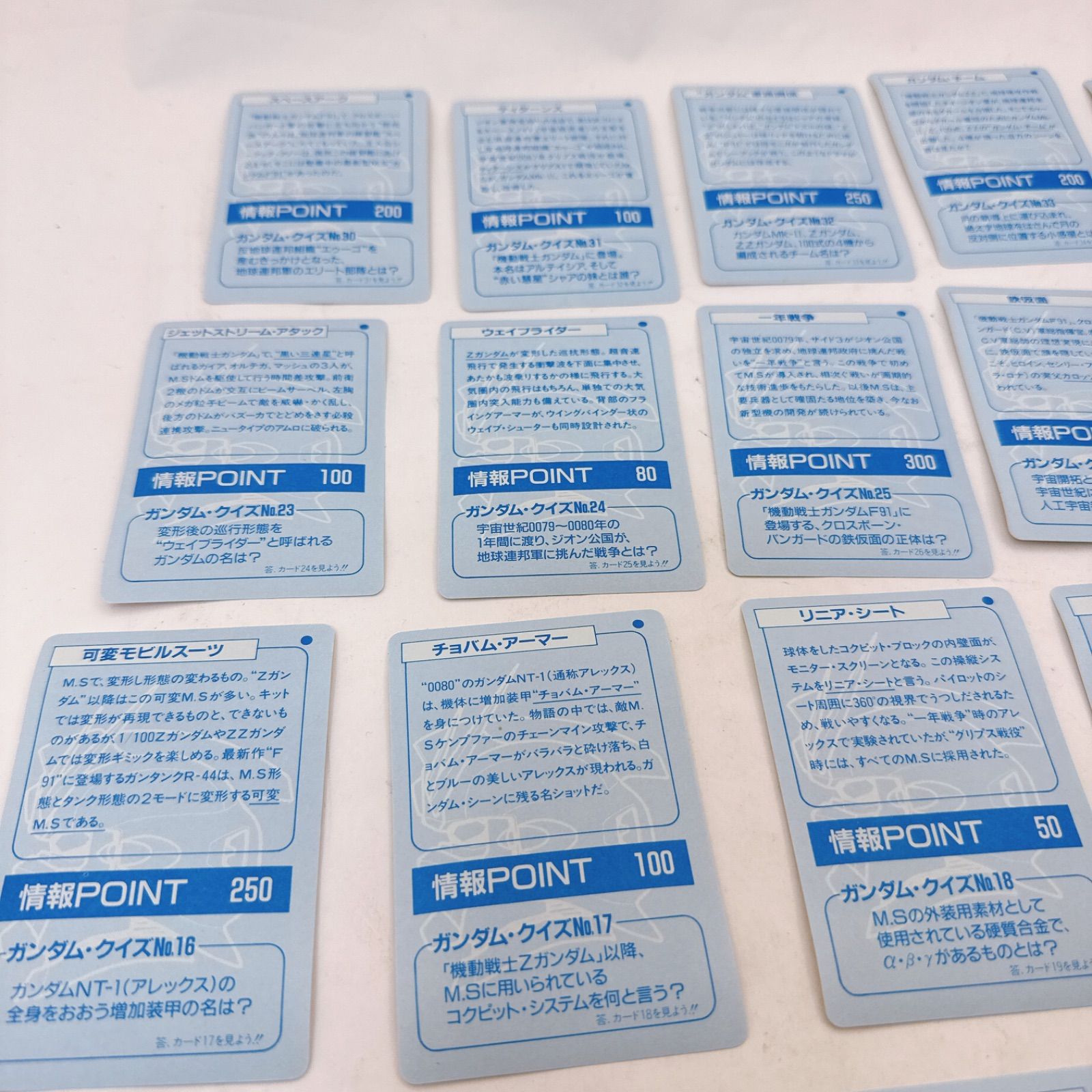 ガンプラキャンペーンクイズステッカー 全４５種　コンプ バンダイ 1991 ガンプラ購入キャンペーン ガンダム・クイズ ステッカー