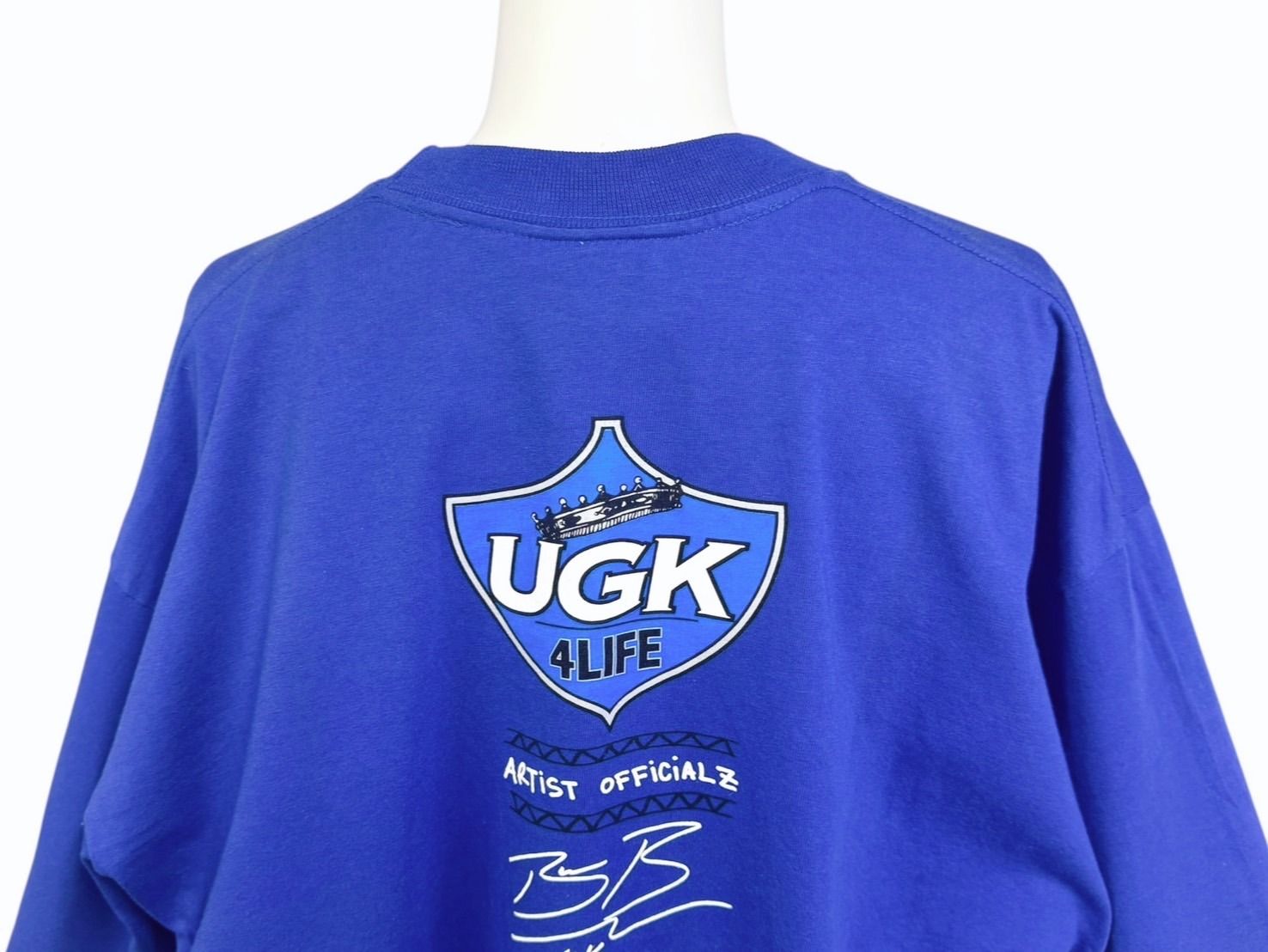 VINTAGE ヴィンテージ UGK サウス UNDERGROUND KINGZ 激レア ラップTシャツ ブルー サイズXL 美品 中古 4b005402 VINTAGE ヴィンテージ UGK サウス UNDERGROUND KINGZ 激レア ラップT