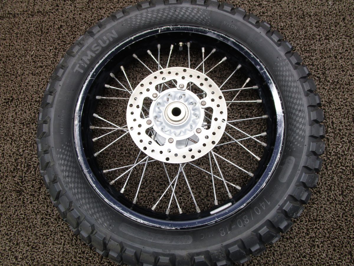 KTM 640LC4 アドベンチャー リアホイール ディスク □A7299 VBKGSN KTM 584 ADV ADVENTURE キャブ車 動画有