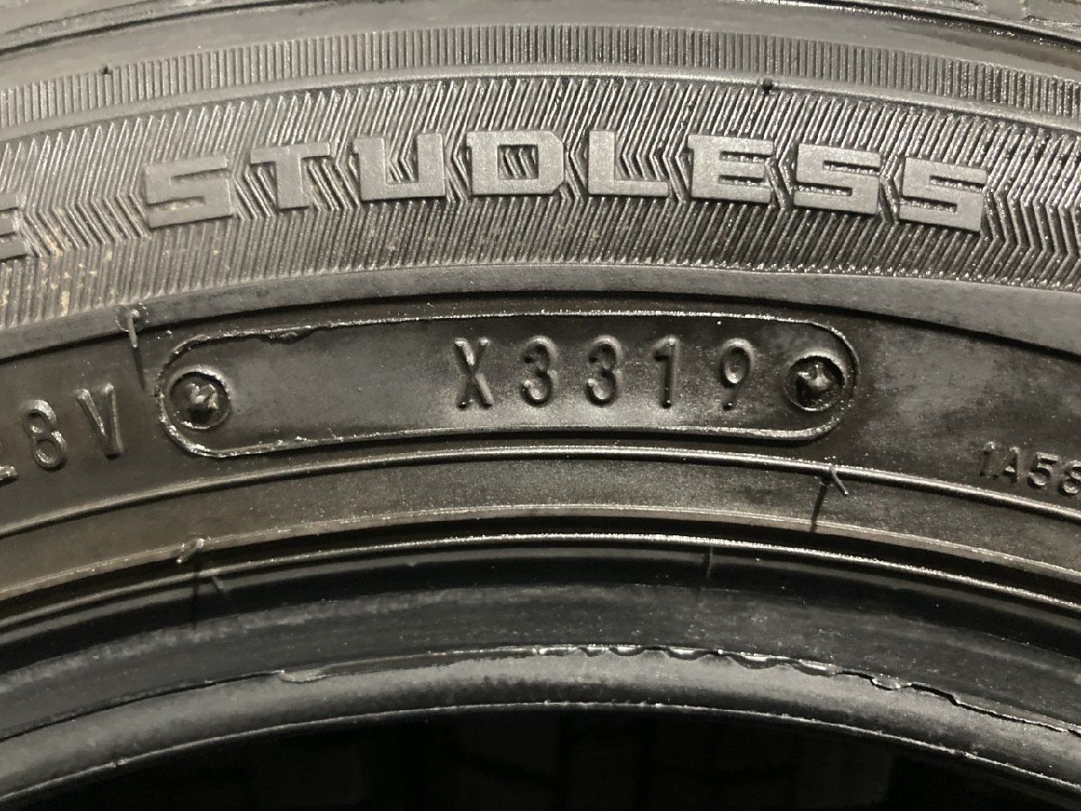 DUNLOP WINTER MAXX WM01 155/65R14 14インチ スタッドレス 4本 19年製 バリ溝 ミライース スペーシア ワゴンR等　(MTK527) クレジットカード QRコード決済可能 DUNLOP WINTER MAXX WM01 155/65R14 14インチ スタッドレス 4本 19年製