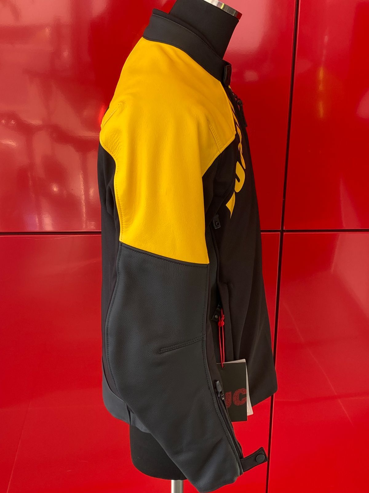 Ducati Logo C1 - レザー＆ファブリック製ジャケット ﾒﾝｽﾞ定価￥72,900 