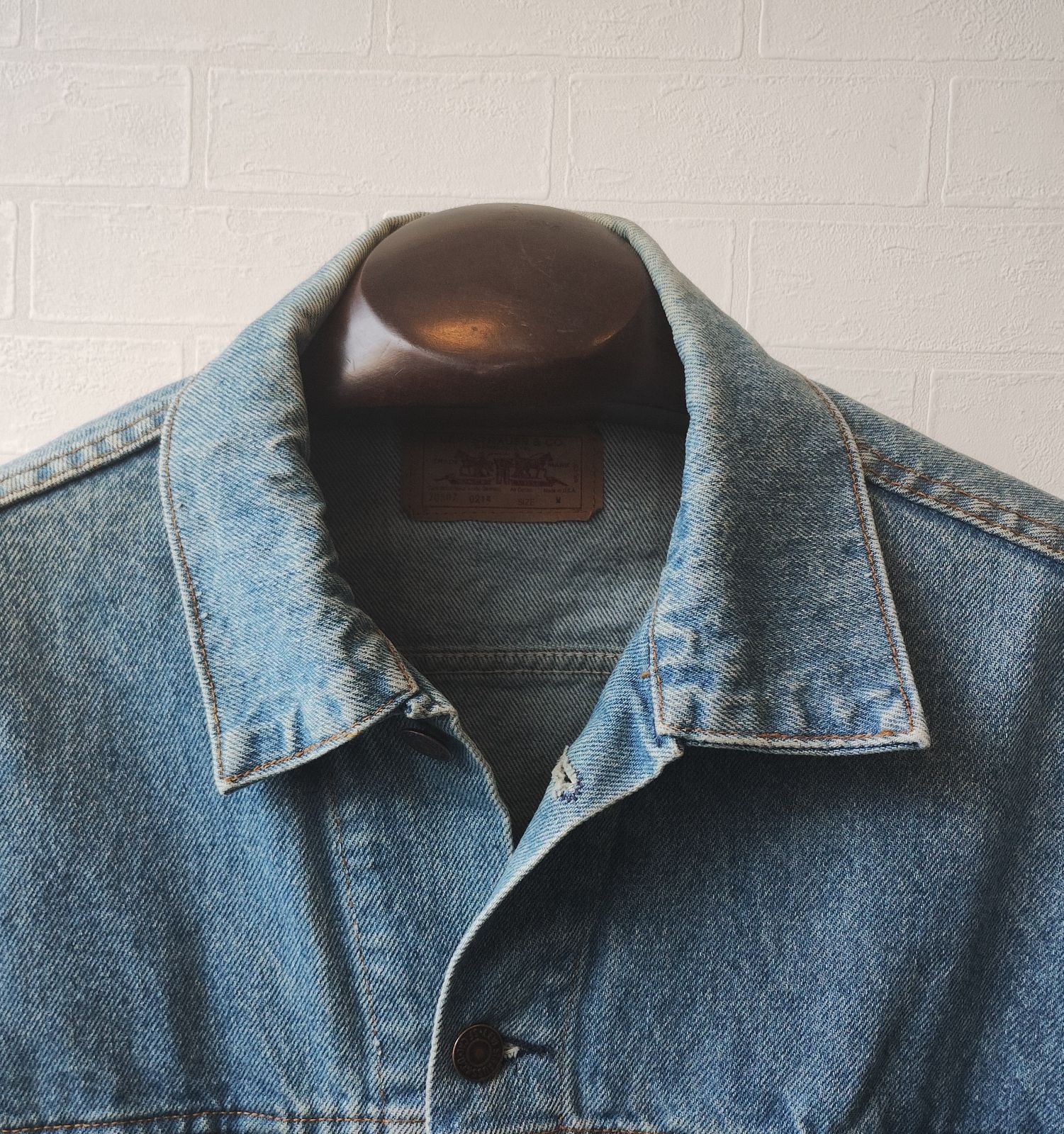 Levi's デニムジャケットボタン裏262 made in usa