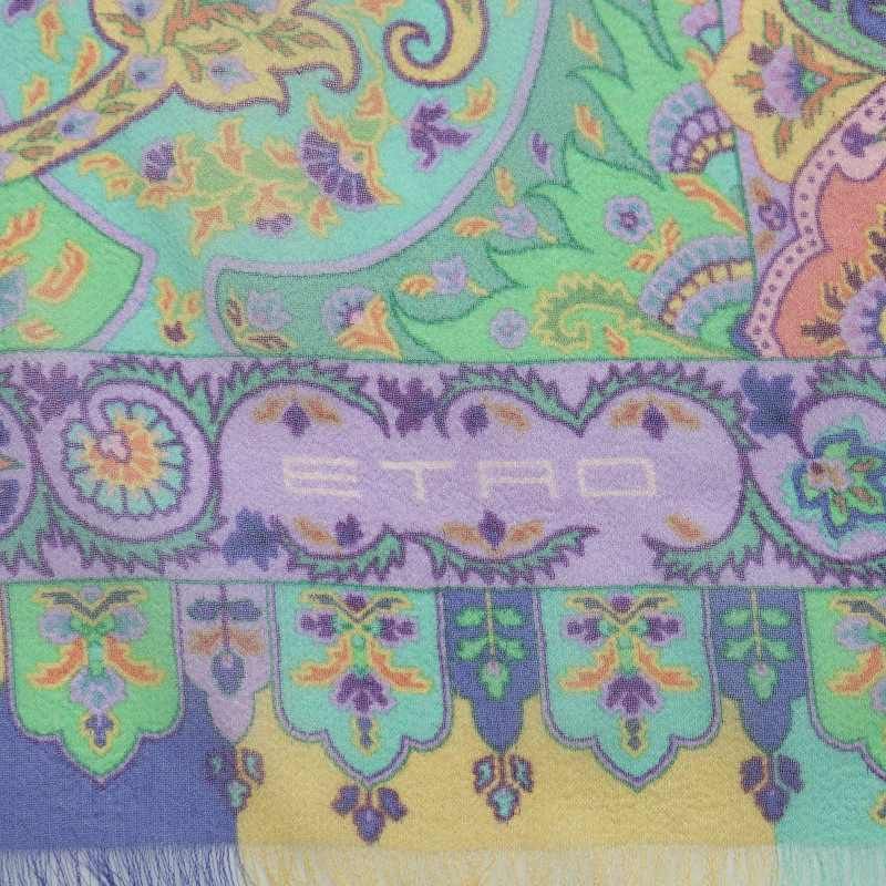 エトロ ETRO スカーフ ストール 薄手 ペイズリー柄 総柄