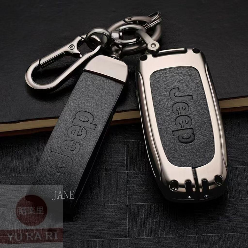 【新品未使用】Jeep車 レザー スマートキー ケース キーカバー 高級 滑り傷 防止
