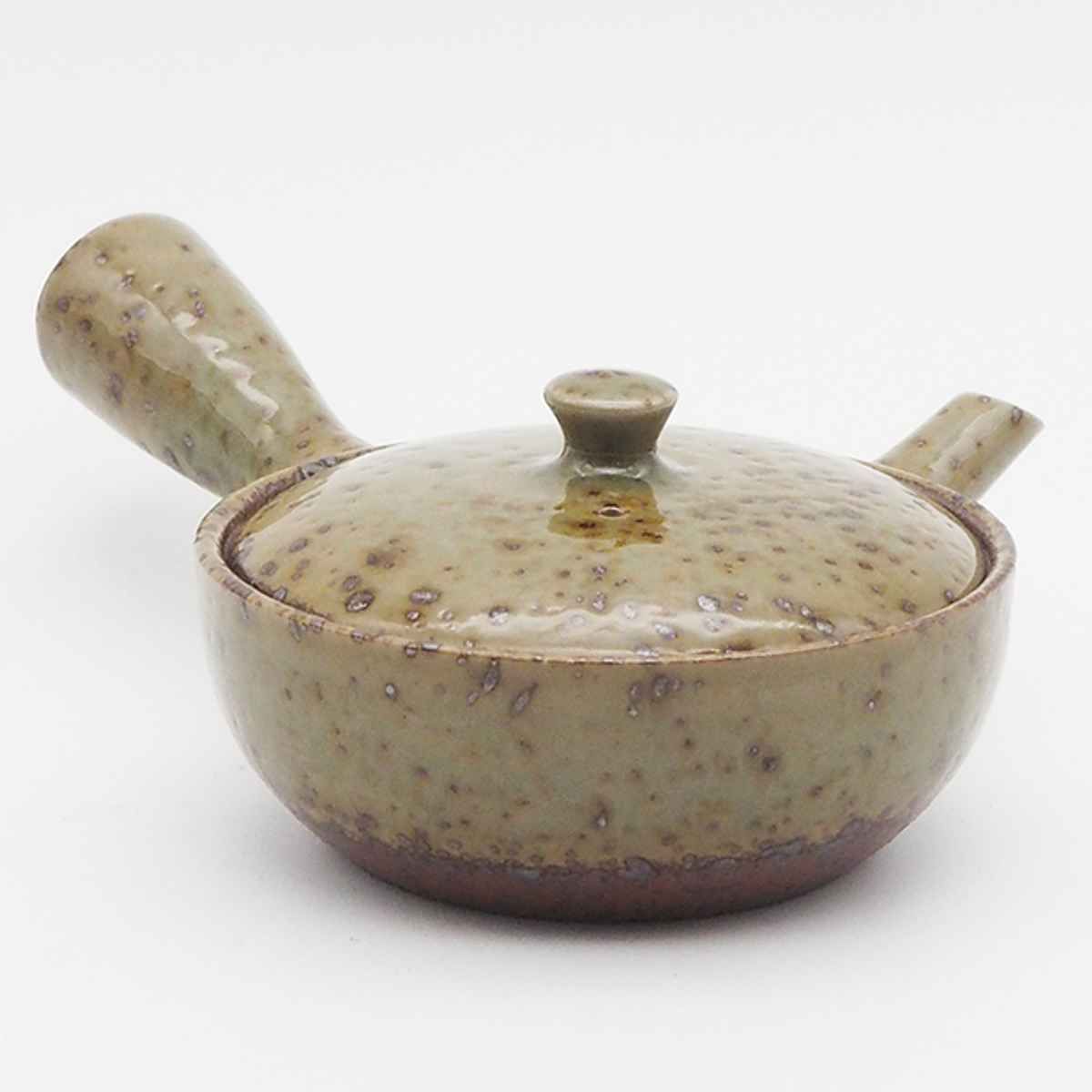 急須 130ml 浅碗 ベンリー 陶器 萬古焼 （ きゅうす ティーポット 茶器 ポット 底網付き 茶出し お茶 洗いやすい 1人分 おしゃれ ）