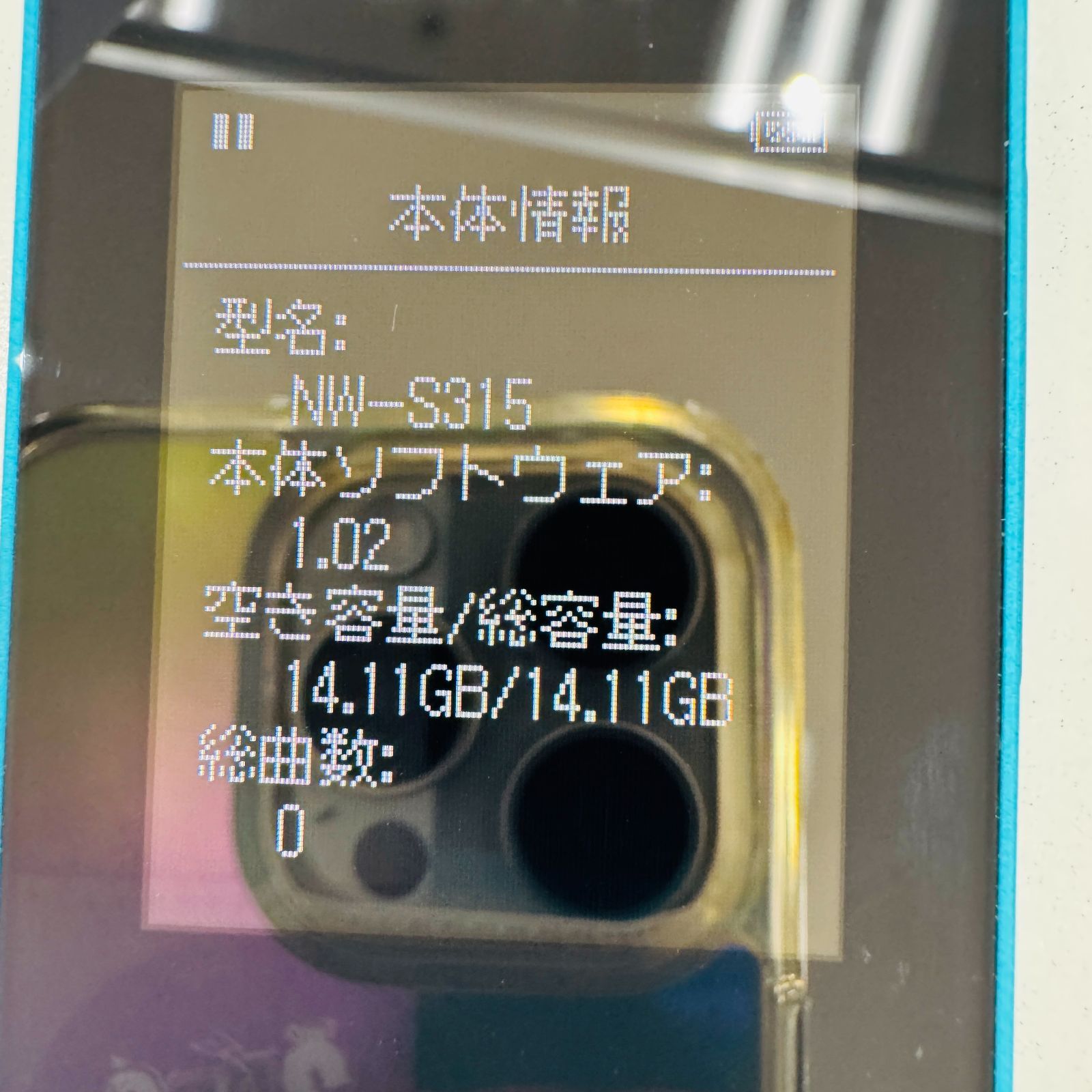 A【初期化済み】SONY WALKMAN ソニー ウォークマン 16GB NW-S315