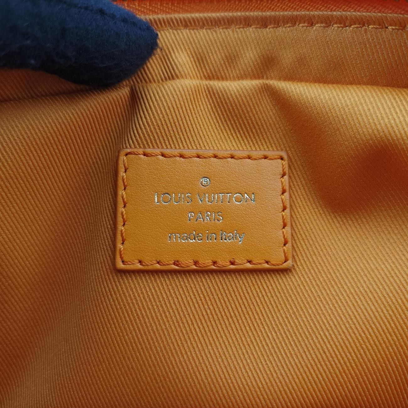 VuittonバムバッグアウトドアオレンジデニムM44623FO2149