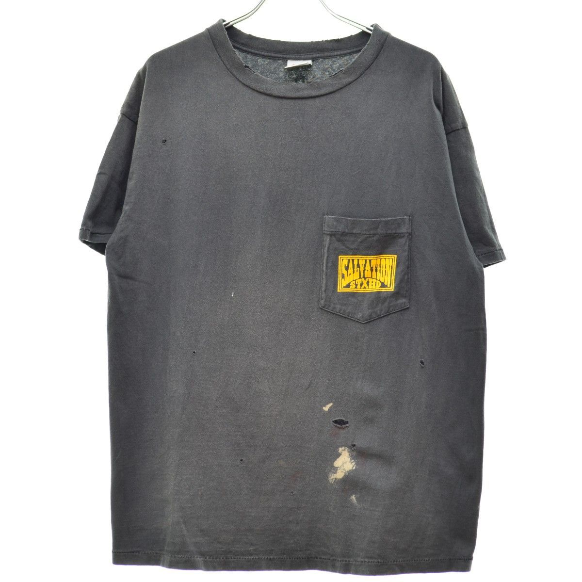 L【NEIGHBORHOOD × SAINT MICHAEL / ネイバーフッド × セント マイケル】23SS STHD_SS TEE/POCKET  VINTAGE加工半袖Tシャツ